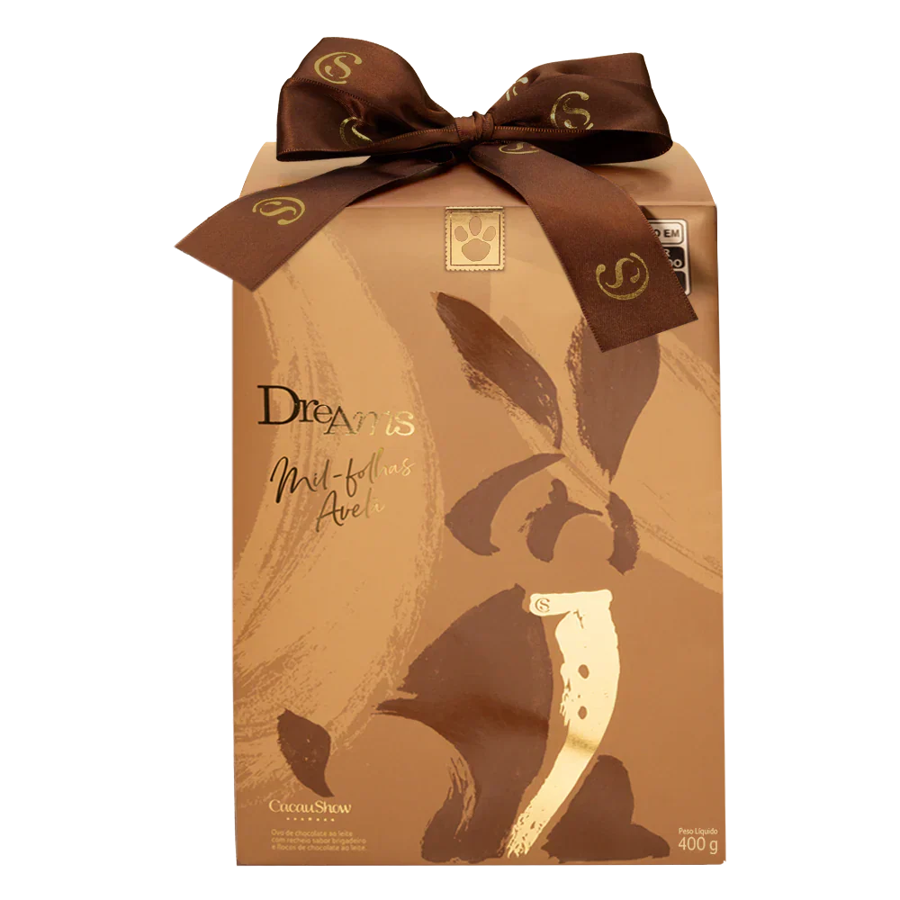 Ovo de Páscoa Dreams Mil-Folhas Avelã 400g