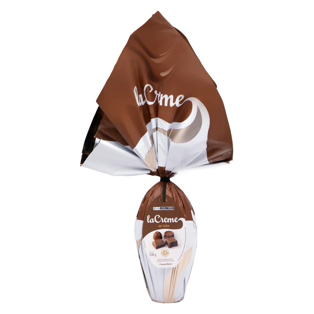 Ovo de Páscoa laCreme ao Leite 348g