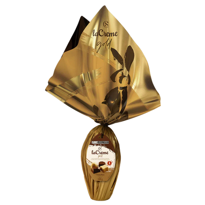 Ovo de Páscoa laCreme Gold Branco 348g